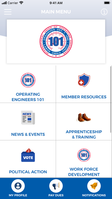 IUOE LOCAL 101 Screenshot