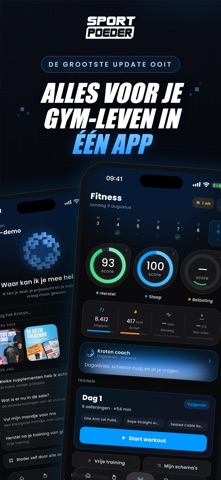Sportpoeder: Loggen & Deals iPhone screenshot 1