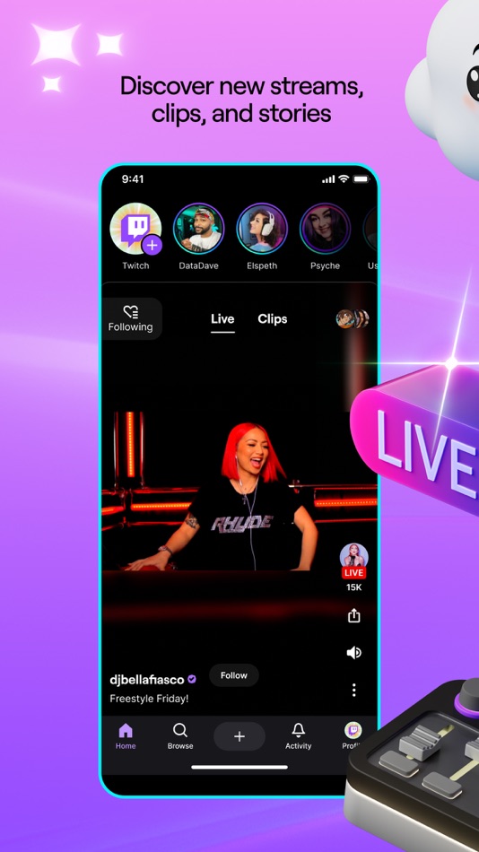 #1. Twitch: Live Streaming (iOS) От: Twitch Interactive, Inc.