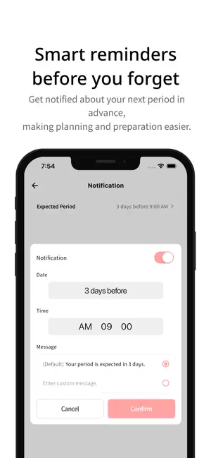 Simple Period Tracker - Cherri screenshot 3