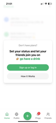 Status: Easy way to make plans screenshot