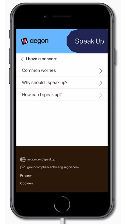 Aegon Global Speak Up