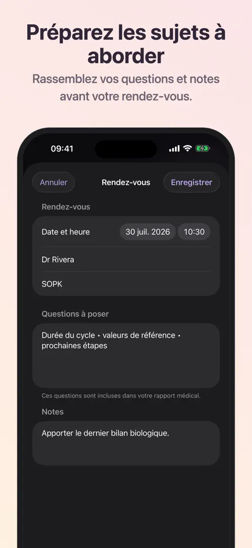 Cystra sur iPhone : capture d’écran 6 sur 7