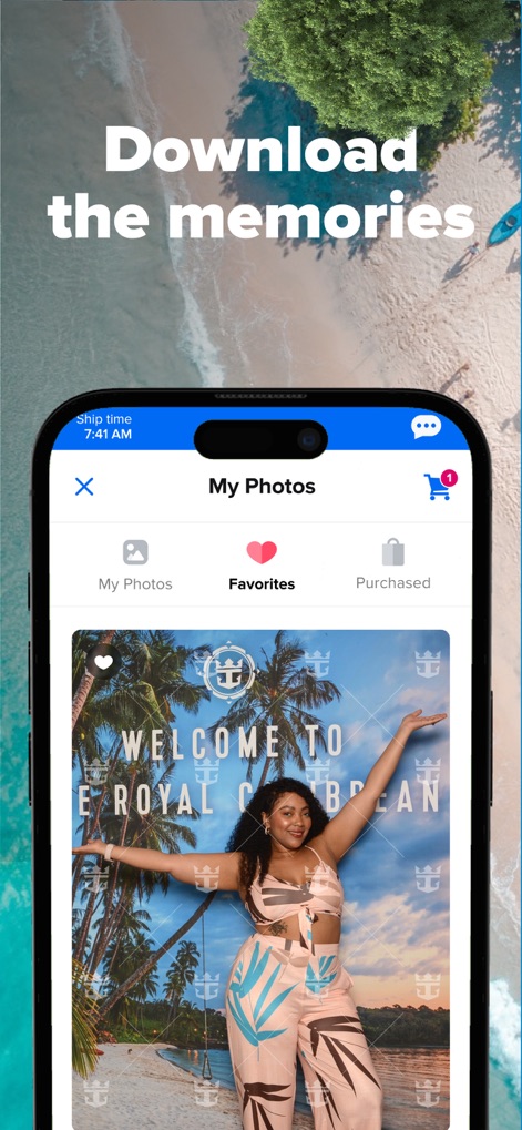 Royal Caribbean International - Erinnerungen digital bewahren