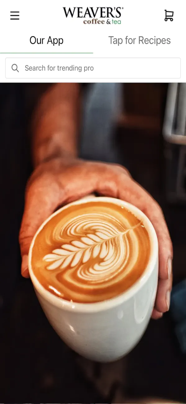 Screenshot #3 pour Weaver's Coffee & Tea