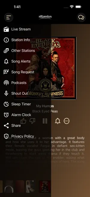 Listen to Millennium screenshot 3
