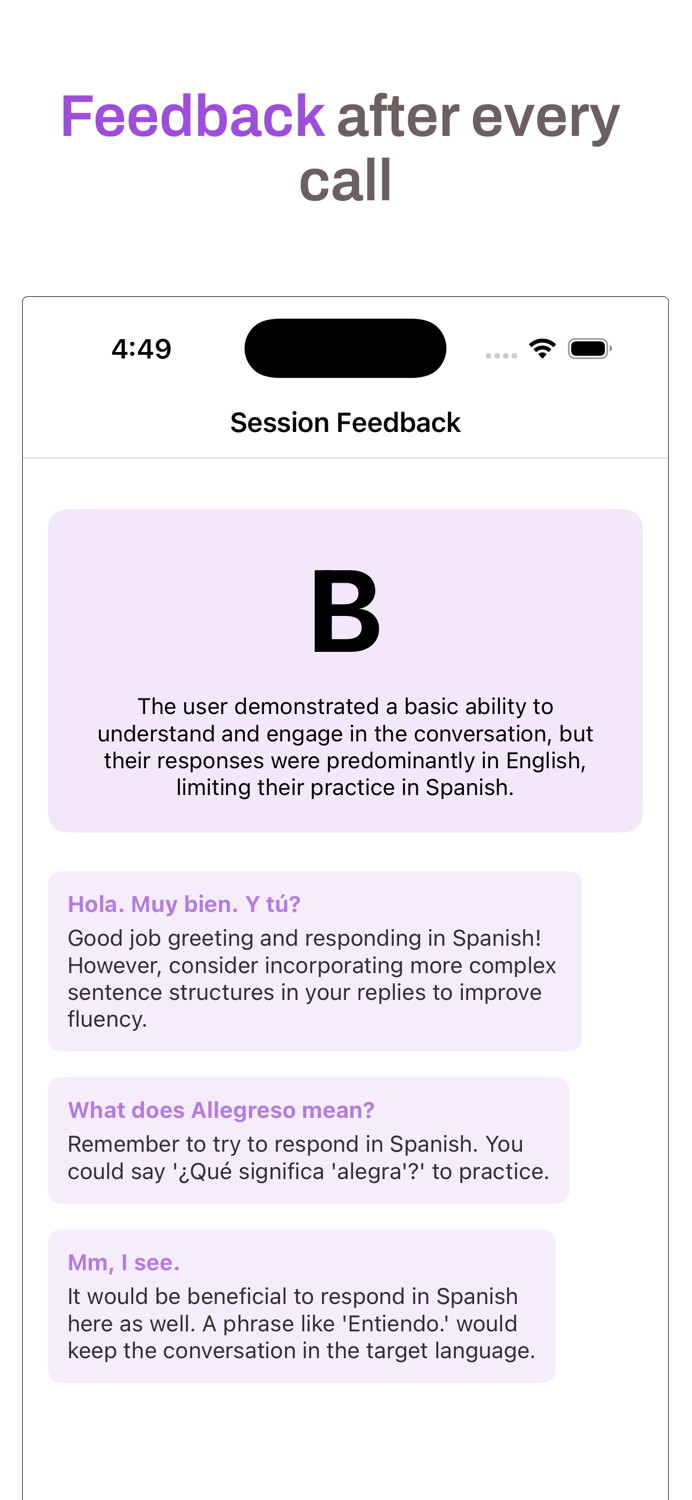 Vexia AI Language Practice