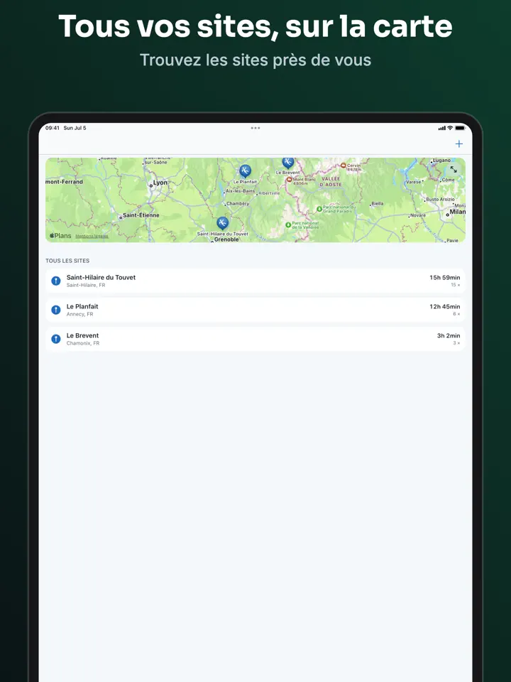 XC Log sur iPad : capture d’écran 6 sur 6