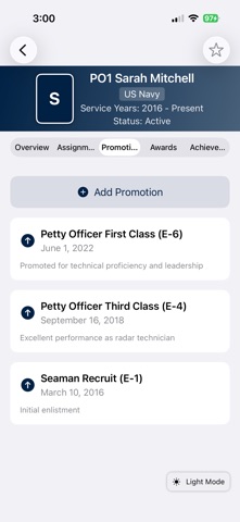Military Service Log screenshot 4