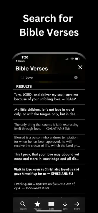 Bible Versesのスクリーンショット（5/6）