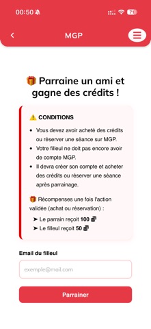 MGP - Réservation d'activités screenshot