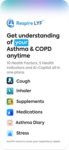 Respire LYF: Asthma & COPD Screenshot 1 of 10