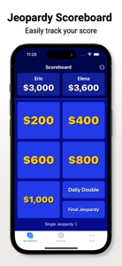 Jeopardy Scoreboard screenshot #1 for iPhone