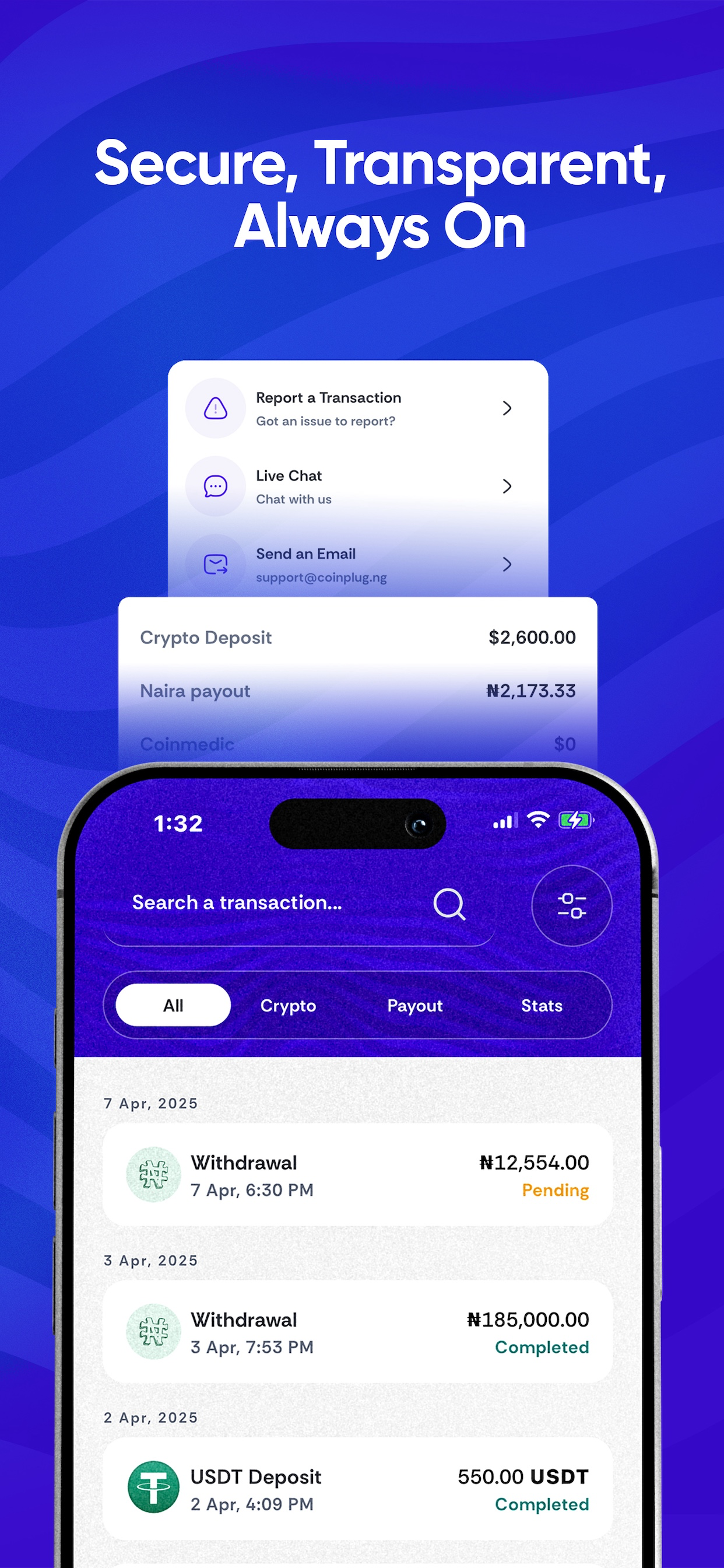 CoinPlug - Swap Crypto to Cash
