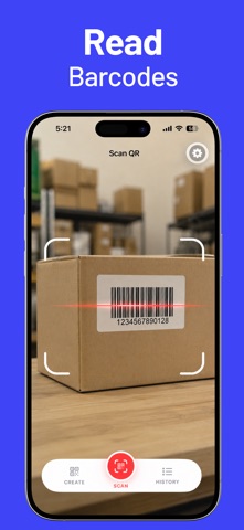QR Reader & Creator iPhone screenshot