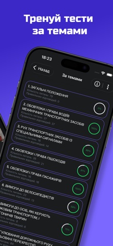 Тести ПДР України 2026 iPhone screenshot