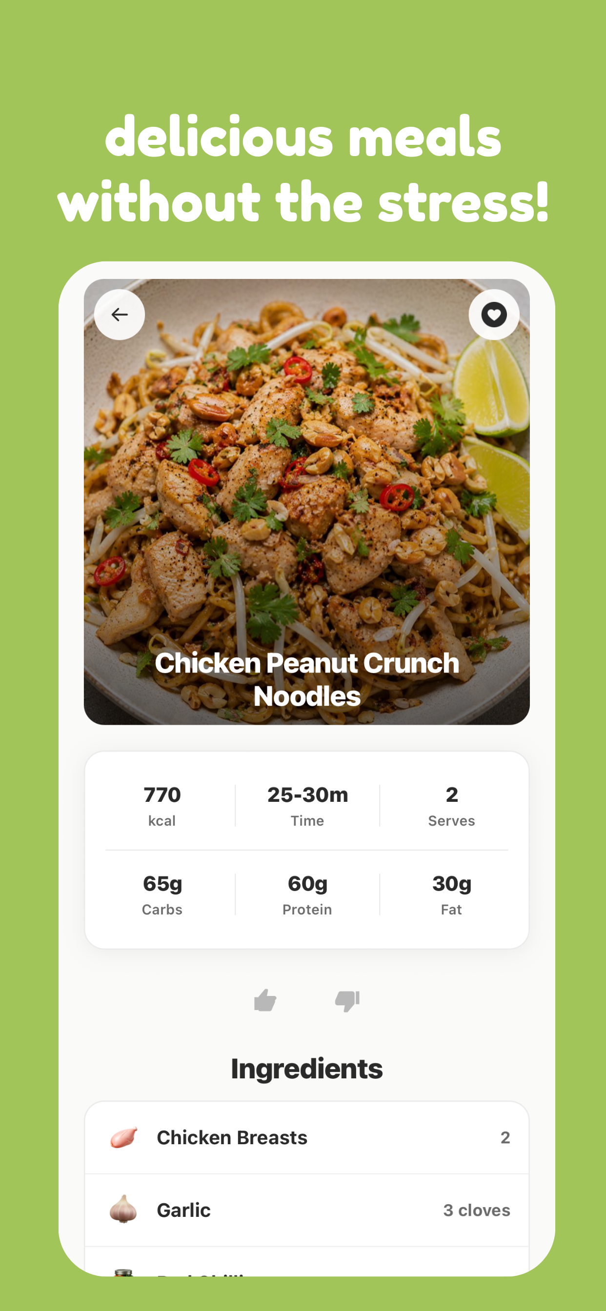 mise - meal planner screenshot 2