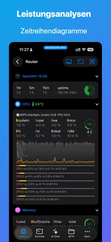 NeoServer SSH Client Terminal screenshot 8 of 10