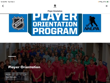 NHL Player Dev iPad screenshot