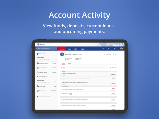 Navigator Credit Union iPad screenshot 6 - Finance app