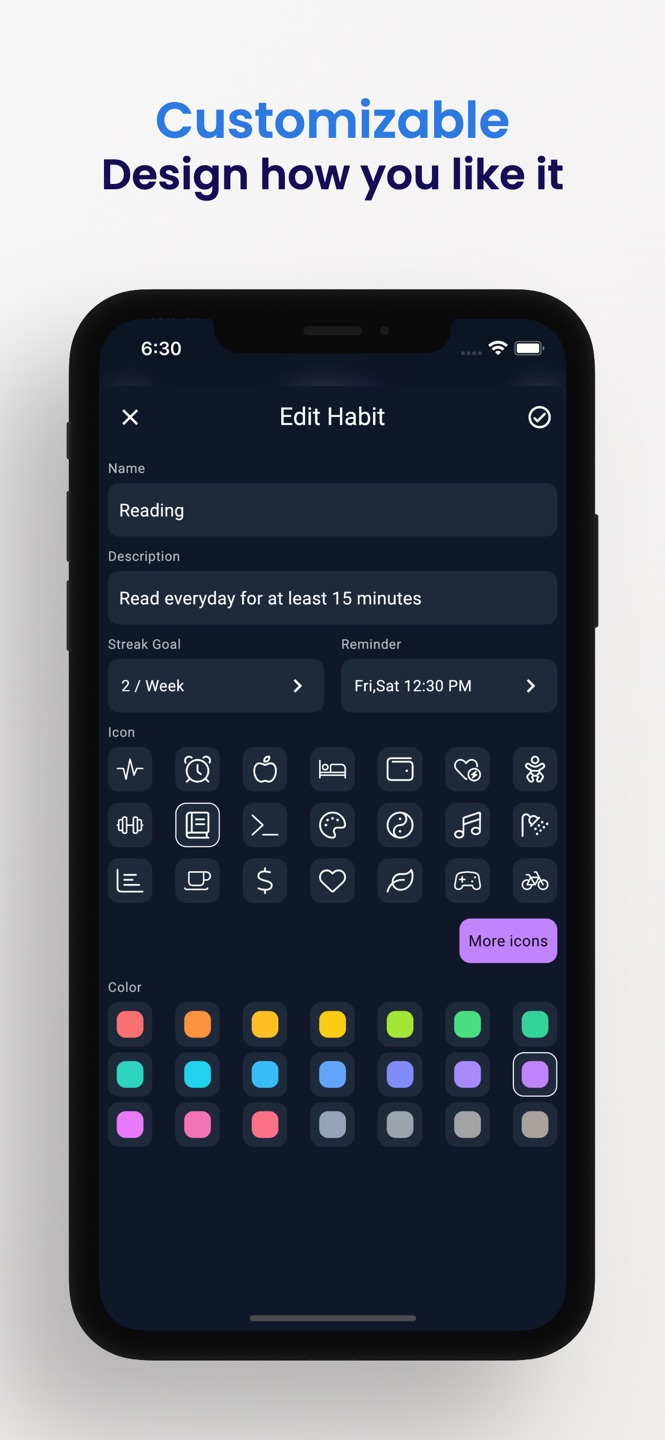 HabitKit — screen 3
