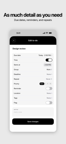 B&W To-Do Screenshot 4 of 5