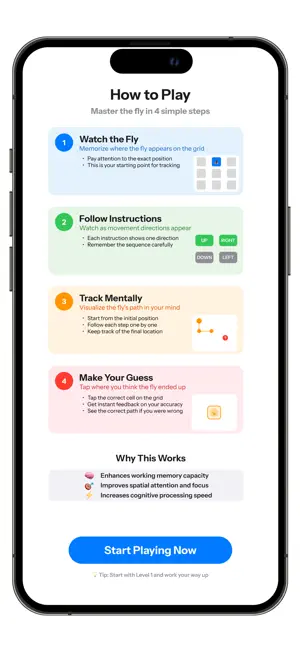 Fly - Neuro Brain Game screenshot 2