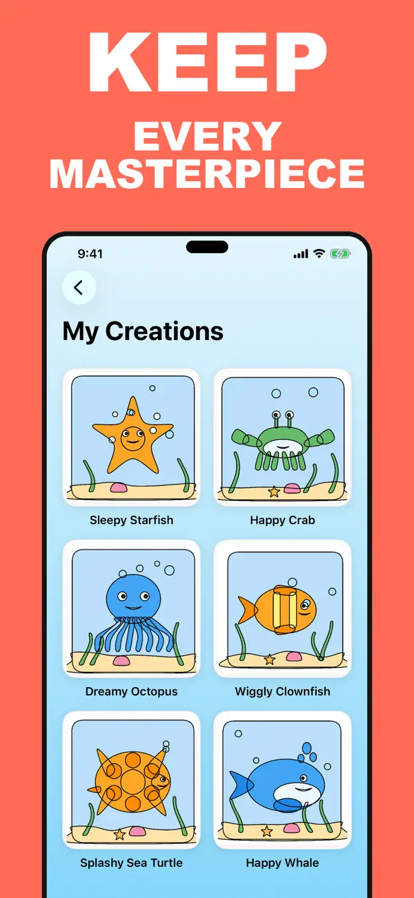 Screenshot #1 pour Ocean Animal Coloring Kids