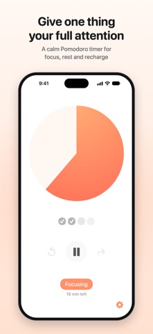 Zen Pomodoro Tracker screenshot 1