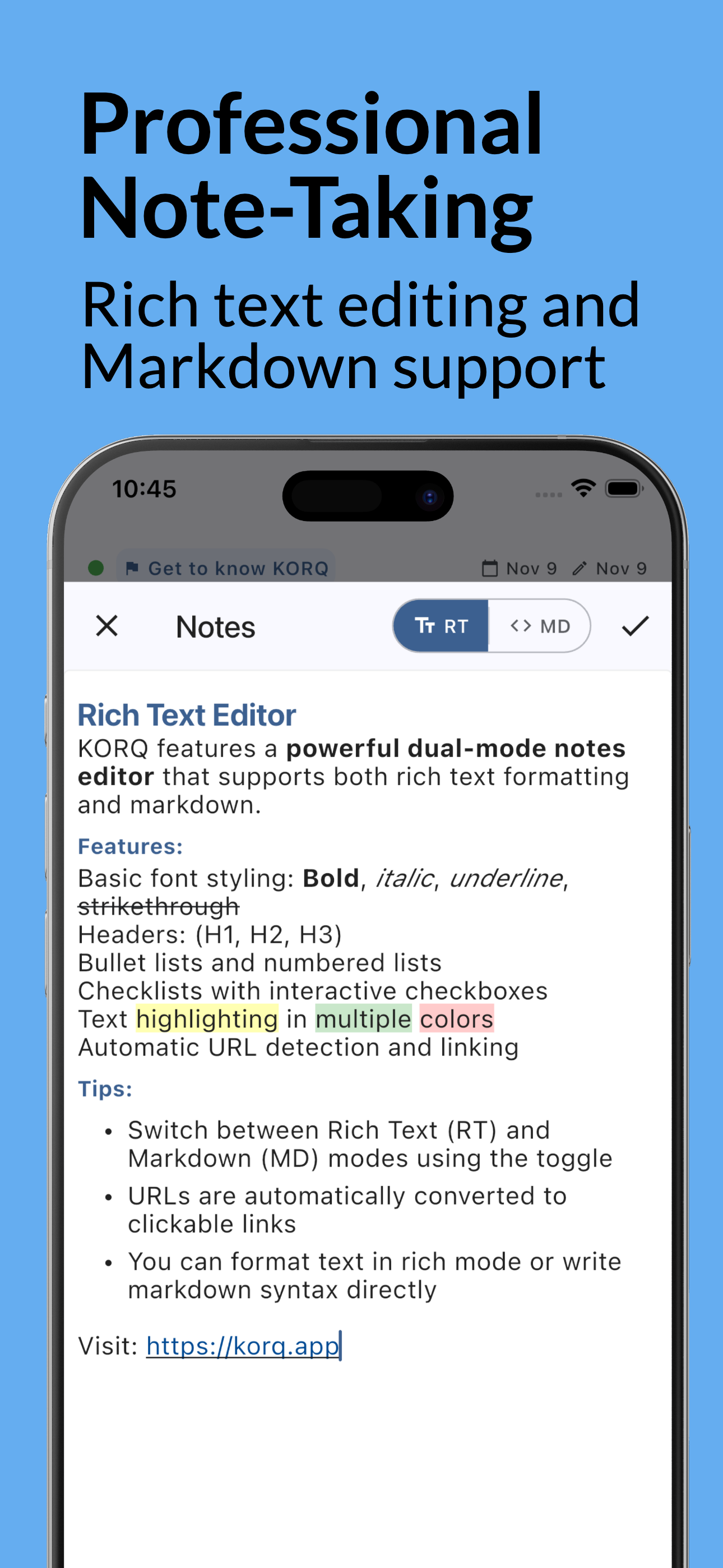 Korq: To Do List & Planner