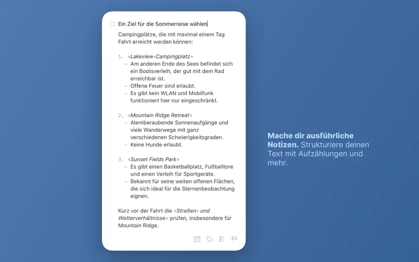 Screenshot von Things 3 auf dem iPhone 5