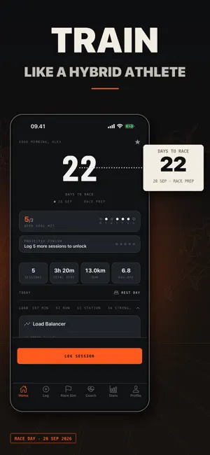 HyTrack: HYROX Training App screenshot 1