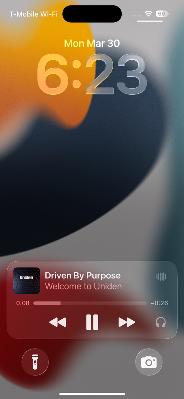 iPhone screenshot