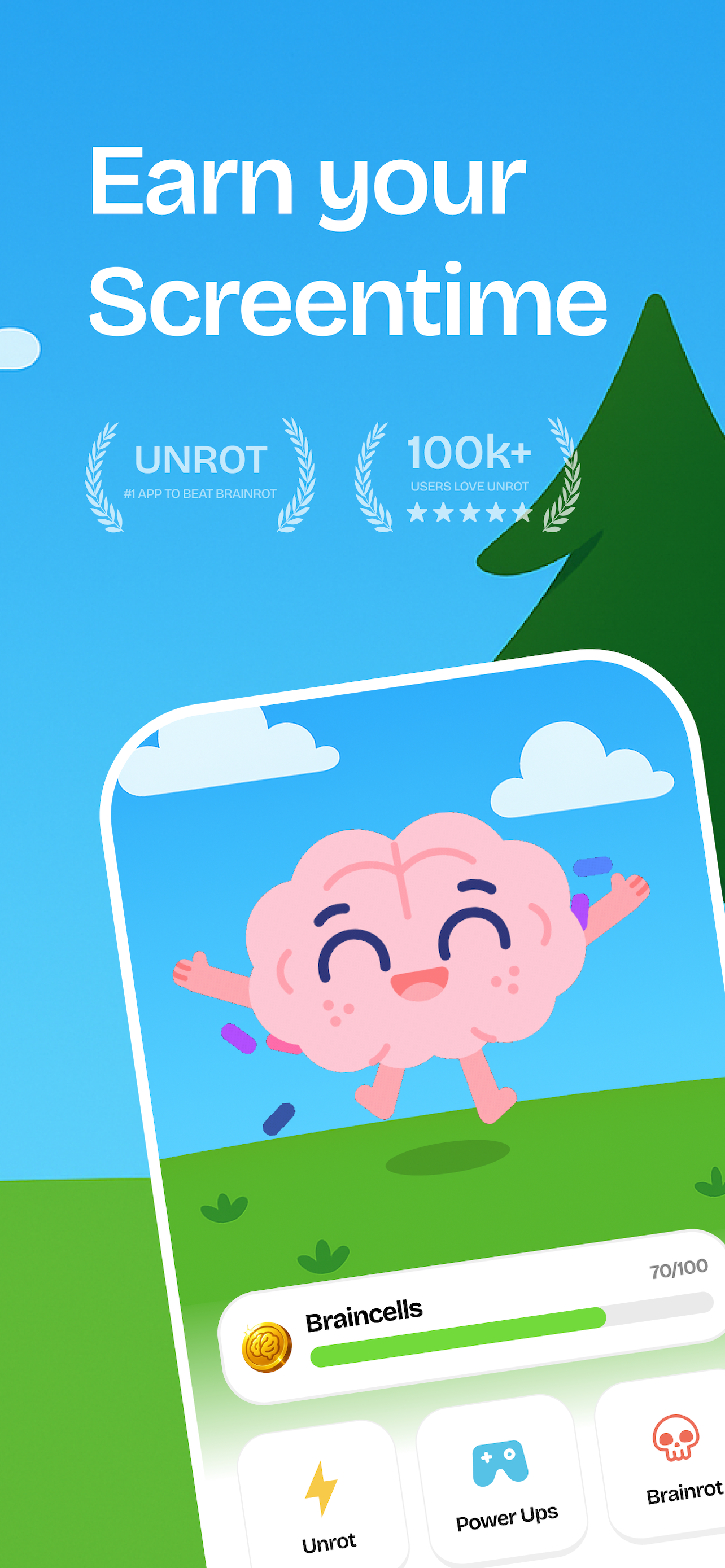 Unrot: Earn your screentime