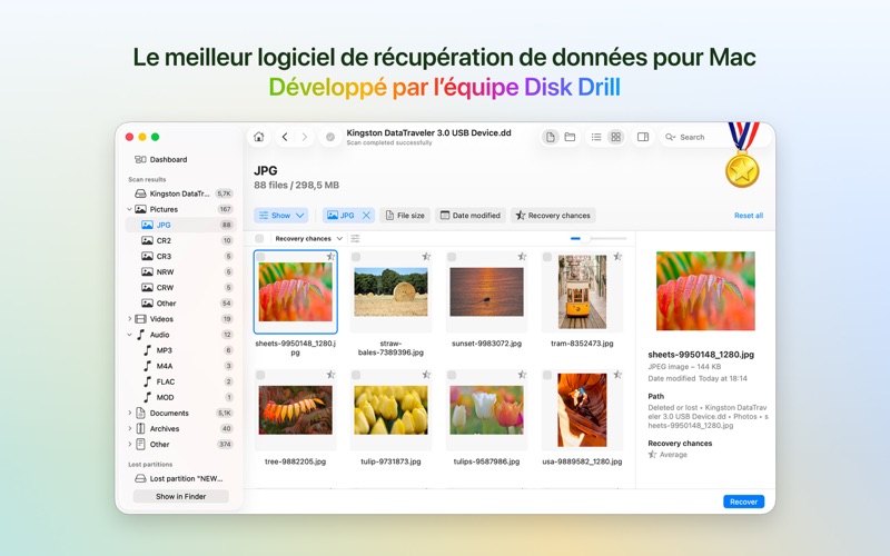 Screenshot #1 pour Clever Data Recovery