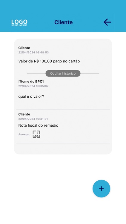 Financeiro na mão