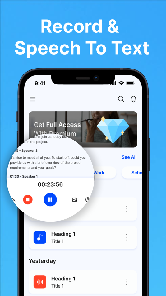 #1. AI Transcribe : Audio to Text (iOS) 由: Ngoc Nguyen
