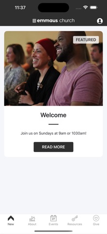 Emmaus Church SC app screenshot