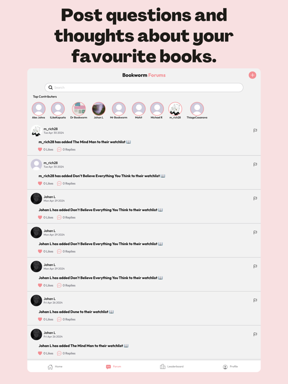 Screenshot #5 pour Bookworm: Social Book Tracker