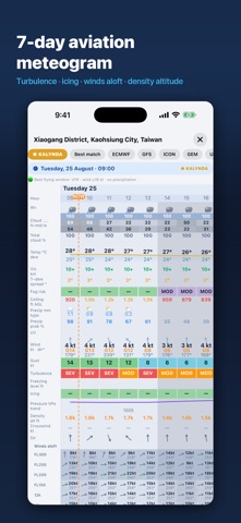 METAR TAF 3D iPhone screenshot