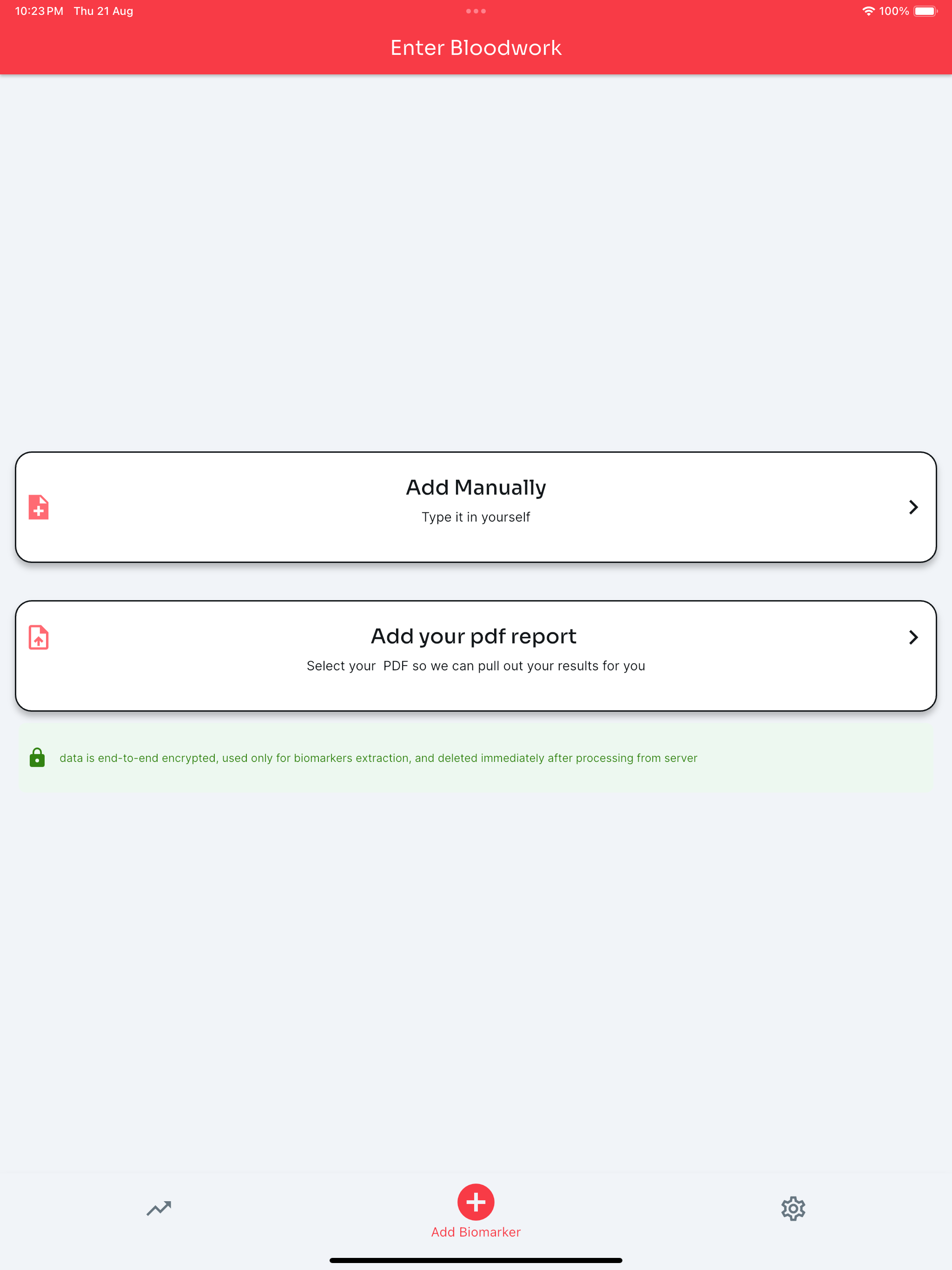 BloodTrends: Bloodwork tracker