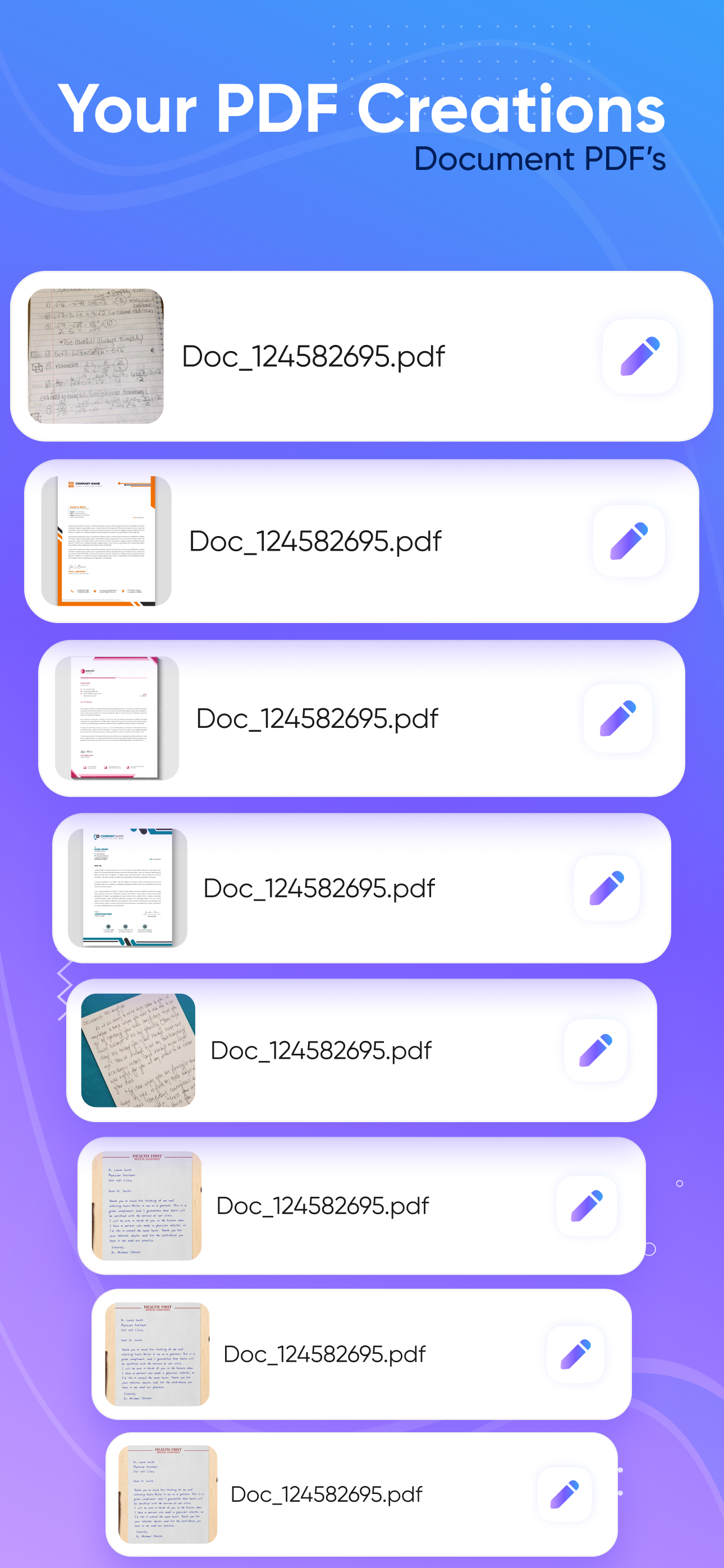 PDF Document Scanner Editor
