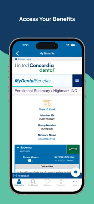 United Concordia Dental Mobile screenshot 2