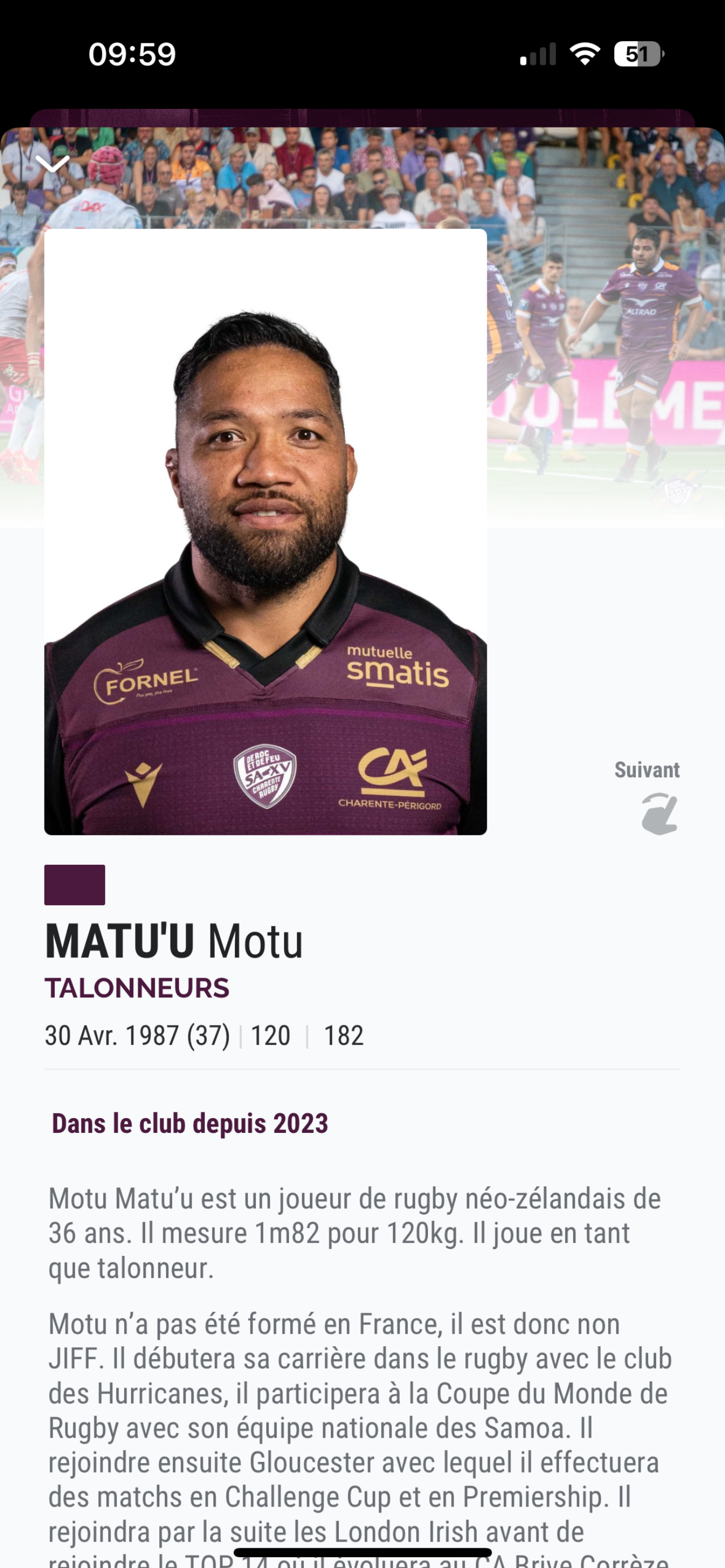 SA XV Charente Rugby screenshot 4