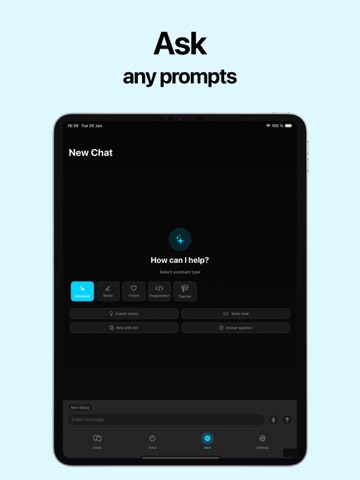 BoraAI: AI Chat powered by GPT iPad screenshot