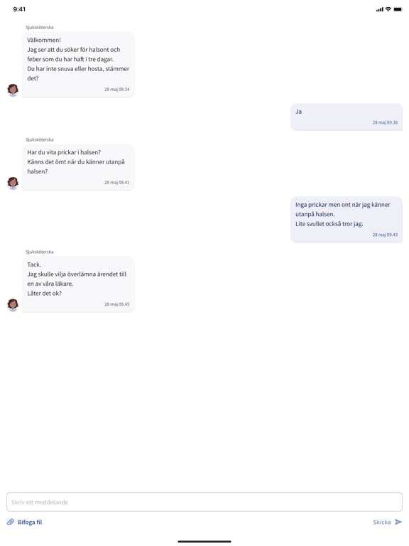 Hälsa och vård i Västerbotten iPad screenshot 4 - Medical app