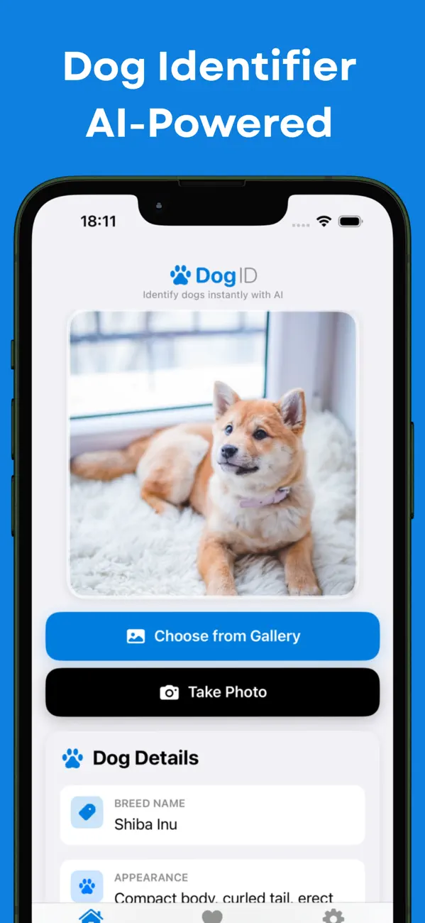 Screenshot #1 pour Identification des chiens