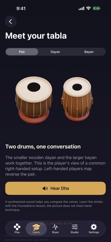 Dha: Learn Tabla — Riyaz Screenshot 3 of 4