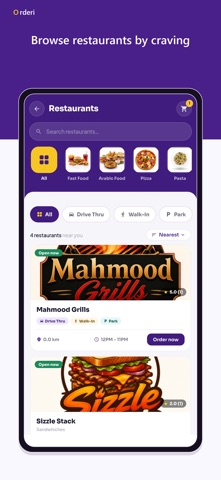 Orderi App screenshot
