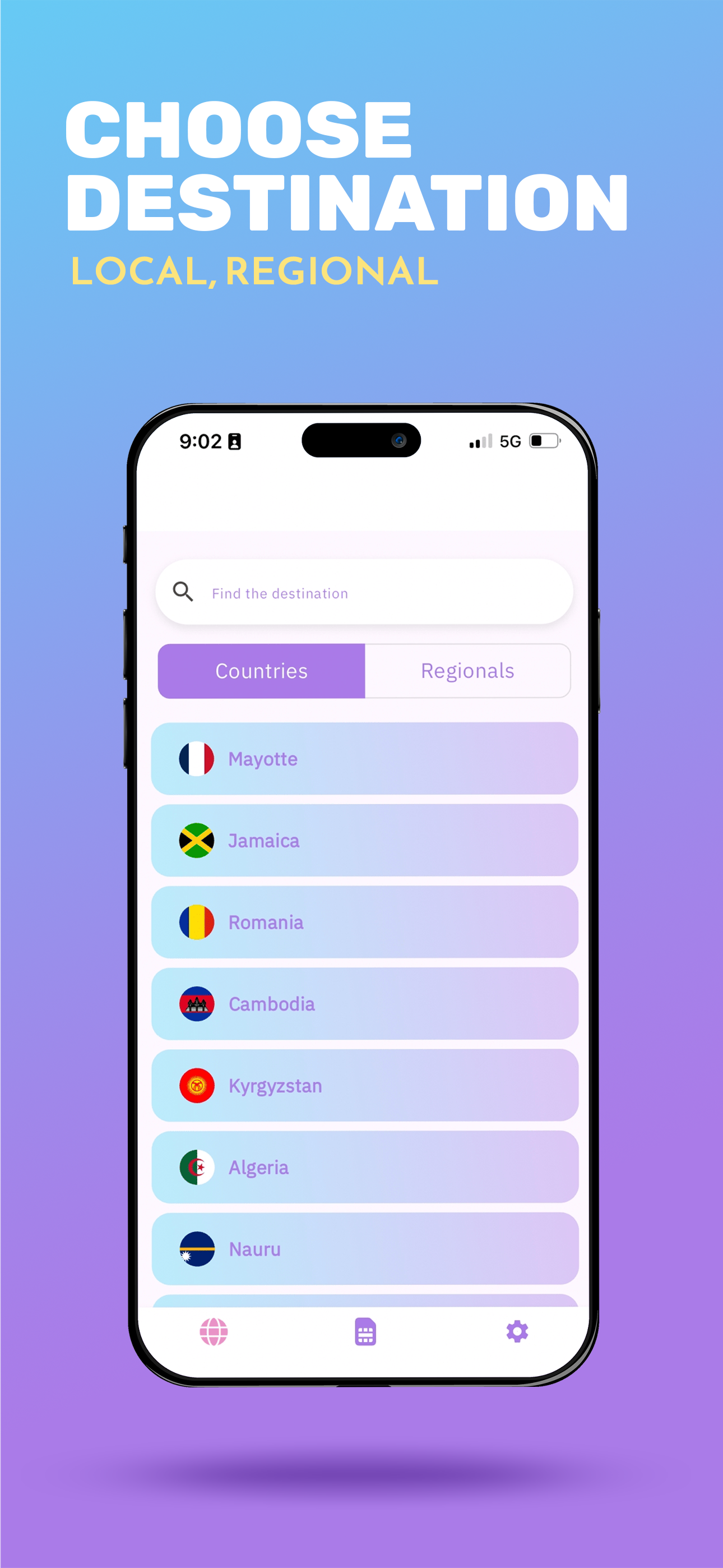 22 Sim - Global Travel eSims